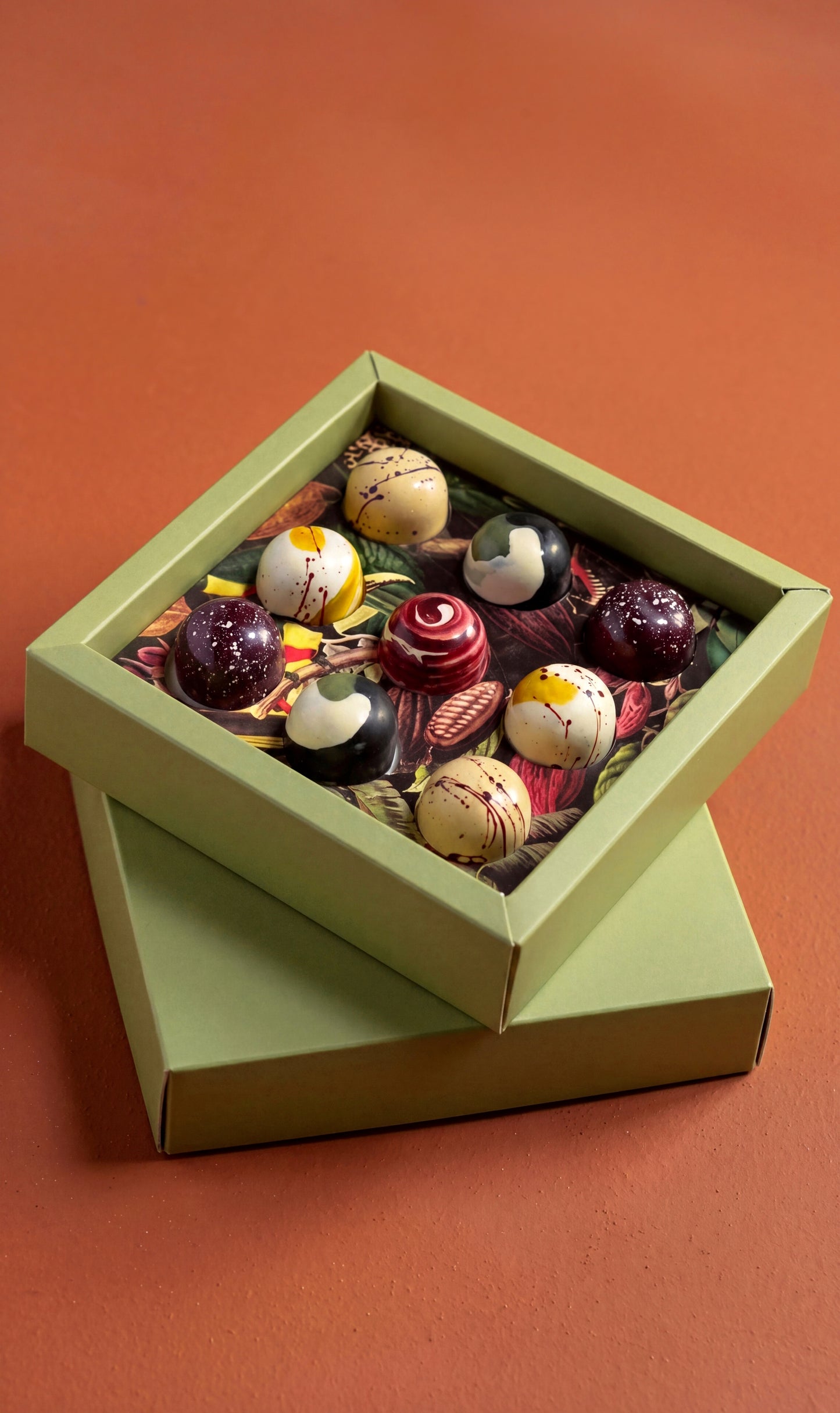 Caja 9 Bombones Edición Exclusiva | Chocolate de Origen | Artesanal Bean to Bar