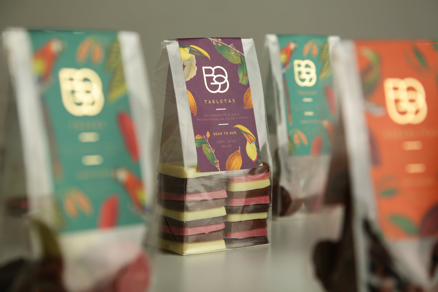 Mix tabletitas de Chocolate Bean to Bar - 100 grs