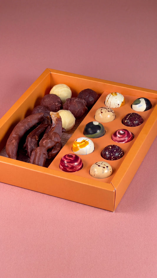 Caja Bombones Mix + Pack Origenes Dia de la Madre | Chocolate de Origen | Artesanal Bean to Bar